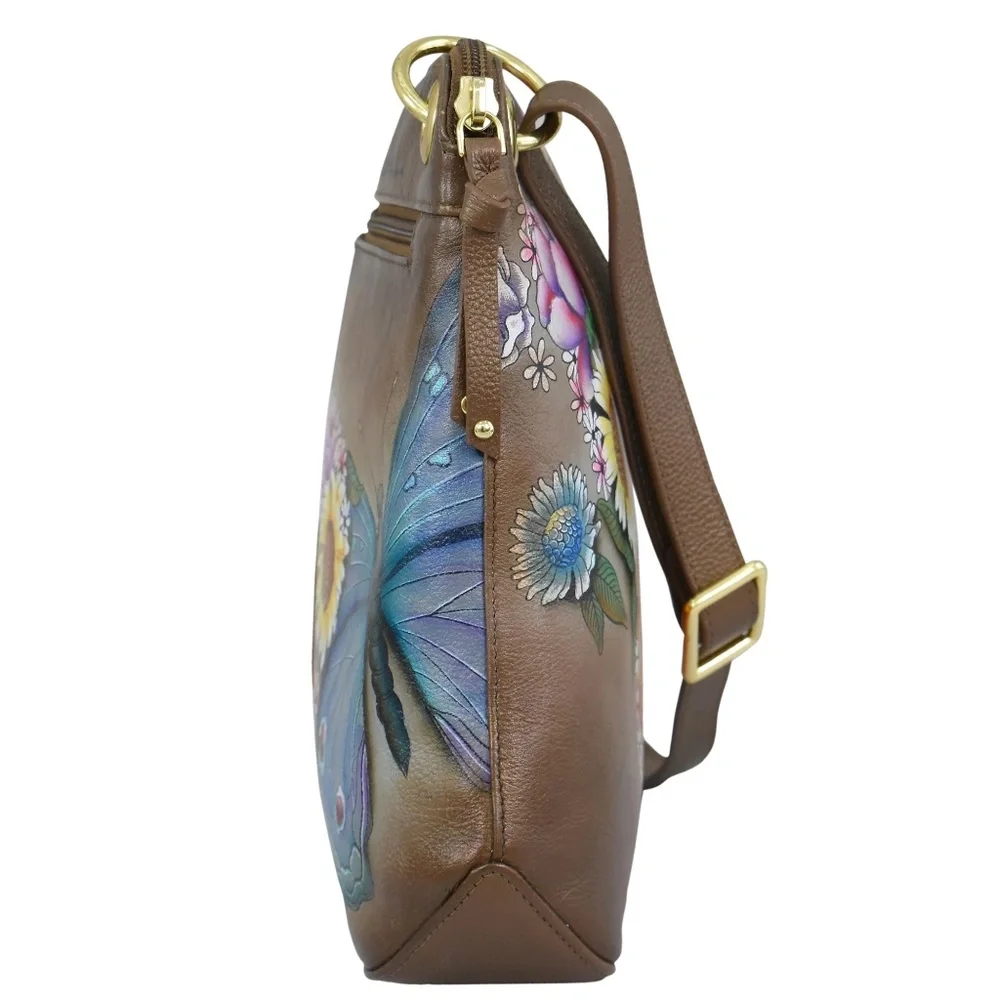 Anuschka Butterfly Crossbody Purse - Picture 3 of 13